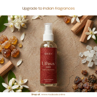 ABODE Uthsav Room Freshener Spray | 100ml/3.3 Oz | Inspired from Indian Festivities