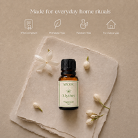 ABODE Mythri Fragrance Oil | 15ml | Soft Jasmine Fragrance | Indian Jasmine-Inspired Fragrance for Diffusers
