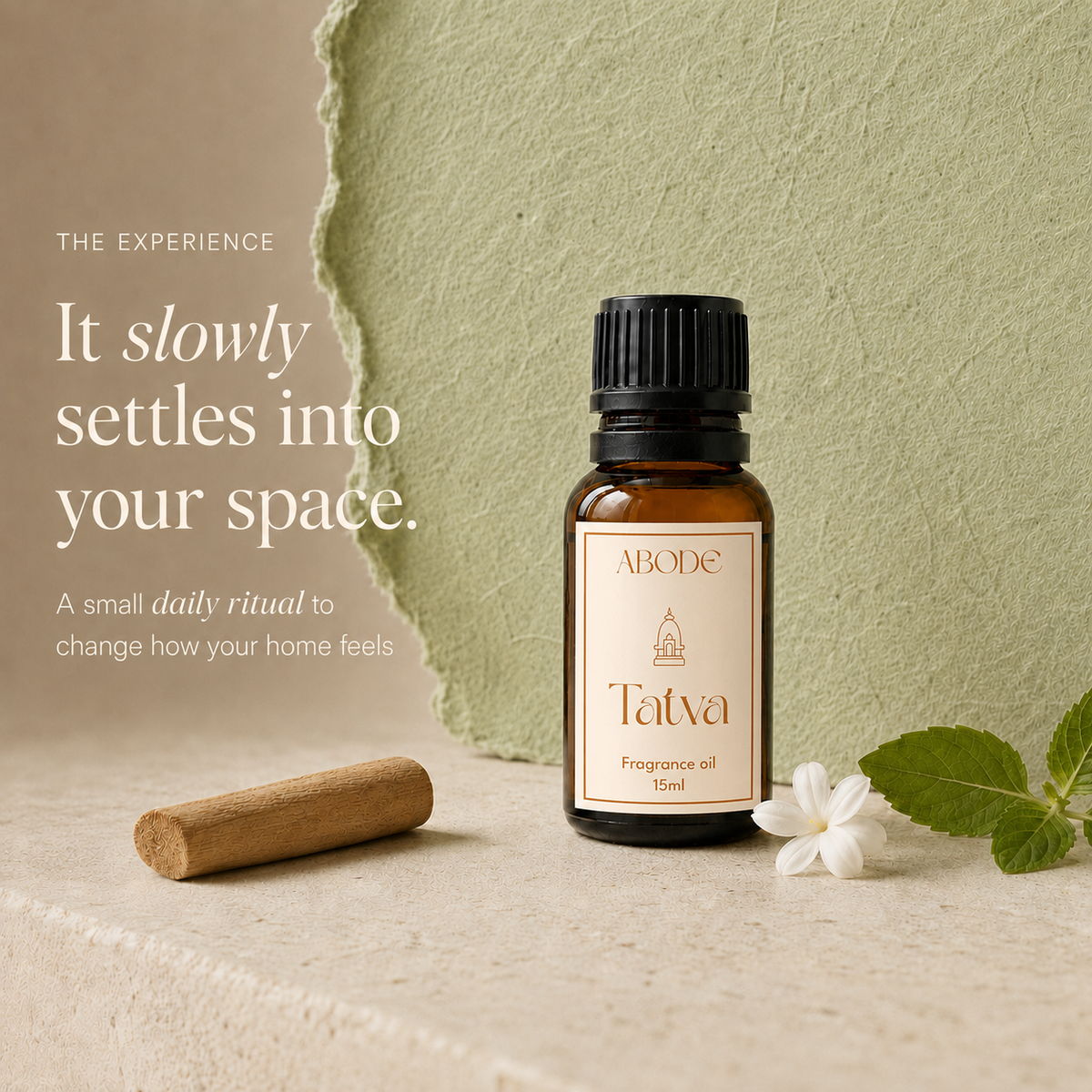 ABODE Tatva Fragrance Oil | 15ml | Temple Fragrance | For Diffusers