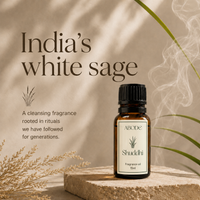 ABODE Shuddhi Fragrance Oil | 15ml | Fresh Green & Woody Blend | Sacred Indian Grass-Inspired Fragrance for Diffusers