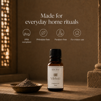 ABODE Vibhuti Fragrance Oil | 15ml | Herbal, Woody & Resinous Blend | Sacred Ash Fragrance for Diffusers