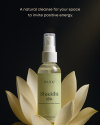 ABODE Shuddhi Room Freshener | 100ml/3.3 Oz | Inspired from Indian Sacred Grasses | Cleanse, Protect & Invite Positive Energy