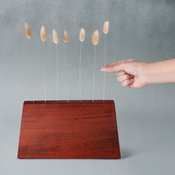 SHIBUI wooden vase