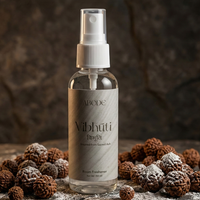 ABODE Vibhuti Room Freshener – Sacred Ash Inspired Aroma | 100ml | Non-Toxic, Gas-Free Room Spray | Temple-Inspired Purity with Herbal, Woody Notes